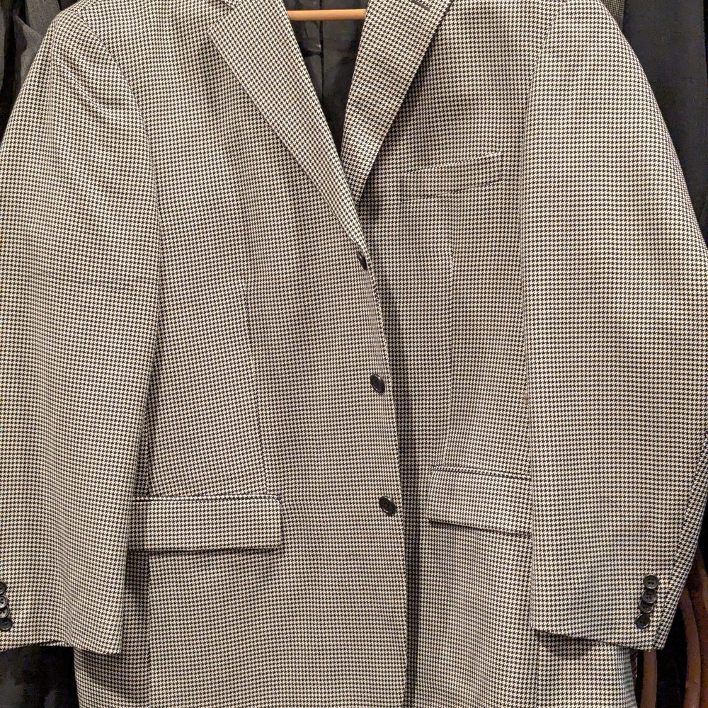 Paul Fredrick Black and White Sport Coat